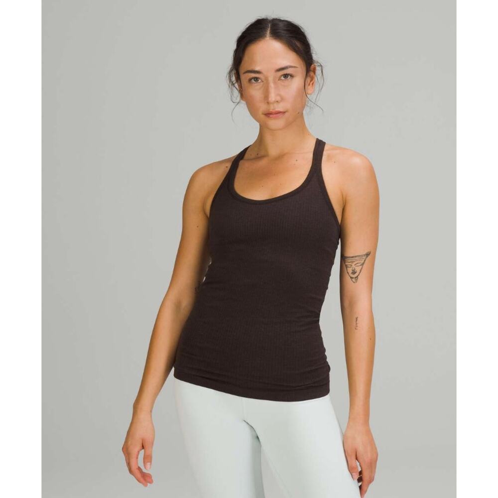 Lululemon Ebb to Street Tank - Espresso Brown - Size 12